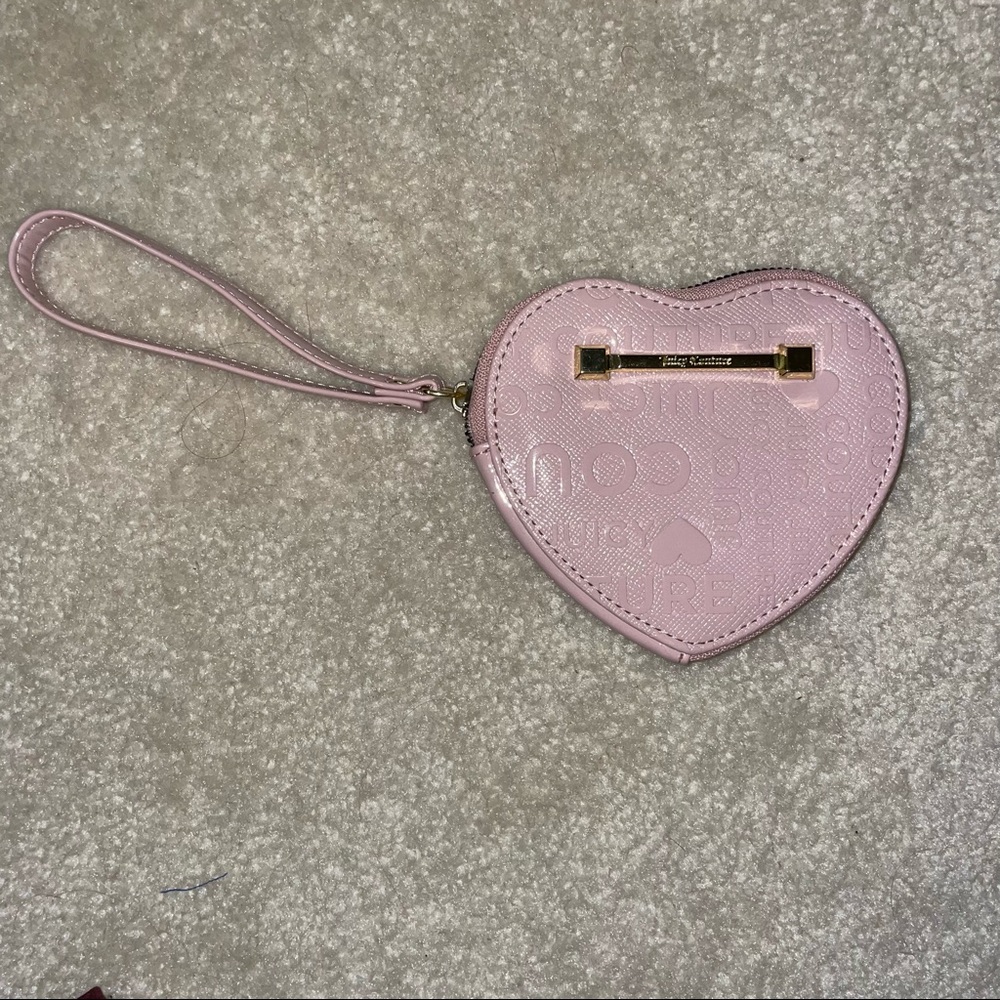Juicy couture heart coin purse/pouch